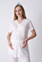 Maternity Pajamas Dressing Gown 3-Piece Set Lace Collar Pocketed Buttoned Breastfeeding Cotton Viscose Maternity Pajamas - 2