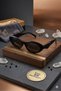 Cateye Sloved-Shaped Sunglasses Modern Stylish Checkered Design Glasses
