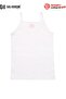 Premium Girls' 100% Cotton Strapless Flexible Comfortable Fit Ribbed 1 Piece Undershirt - 3