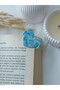 Bookmarks and Earrings Set of 2 Handmade Polymer Clay Heart Patterned Gift Bookmarks - 2