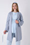 Maternity Pajamas Dressing Gown 3-Piece Set Jacquard Textured Lace Breasted Buttoned Breastfeeding Cotton Viscose - 3