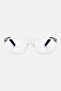 Men WRS6906S Rectangular Reading Glass, Transparent