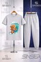 Children's Bear Sortlu Surf Printed T-Shirt Tracksuit Set