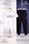 Children's 2 Short Long Line Printed T-Shirt Tracksuit Set