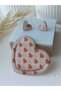 Bookmarks and Earrings Set of 2 Handmade Polymer Clay Heart Patterned Gift Bookmarks - 3