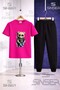 Children's Bear Style 11 No Printed T-Shirt Tracksuit Set
