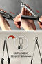 Silicone Kitchen Tongs with Metal Handle and Lock System |   Food Serving Grill Tongs |   35 cm - 4
