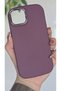 Matte Plum Silicone Case with Metal Camera Frame Compatible with iPhone 13 / 14 - 3