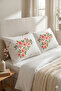Printed Panel Pattern Floral Pillowcase 1 Pair 50 X 70 cm Model 1