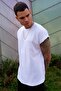 Unisex Black Zero Sleeve Crew Neck Oversize Casual Basic Sleeveless T-shirt - 6