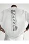 Sirt Balance Text Printed White Tshirt