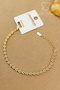 Cm Jewelry Vip Bracelet - Dorika Bead Model Chain Gold Bracelet Non-Tarnish 18+3 - 5