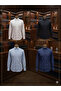 Oxford Fabric Cotton Men's Slim Fit Tight Cut Easy to Iron with Hidden Buttons - 2