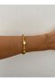 Clover Star Stone Square Gold Adjustable Bracelet