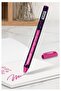 Pink Glitter Ballpoint Pen 2 Pieces Pensan Jely Glitter Pilot Pen Ergonomic Grip Soft Writing Black - 2