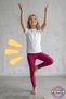 Fuchsia Kids' Leggings - Soft, Stretchy, Comfortable Cotton Anti-Sweat Girls' Leggings - 3
