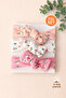 3-Piece Ribbed Baby Girl Bow Hair Band 0-2 Years Old