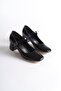 Geneva Premium Black Patent Leather Heeled Shoes 6 cm - 3