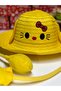 Custom Made Unique Design Moving Ears Playing 2-10 Years Old Straw Summer Children's Hat - 2