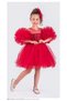 Girls' Pompom Party Outfit Birthday and Performance Costume Dress