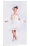 Girl's Pompom Party Outfit Birthday and Performance Costume Dress Age 3/10