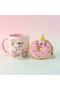 I Love You Donut Plush Keychain Porcelain Mug - 5