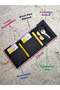 Sports Wallet, Unisex Wallet with Velcro, Zipper, Keychain, Coin Compartment, Fabric Wallet - 2