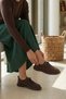 Avril Sole Wrap-Around Lace-Up Women's Shoes Brown - 3