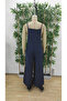 Women's Strappy Side Zipper Wide Leg Valencia Jumpsuit - 6