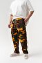 Solidarity Cargo Pocket Detailed Adjustable Camouflage Trousers with Elastic Legs - 2