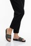 Women's Stone Slippers with Colorful Stone Detail, Orthopedic Sole, Comfortable, Stylish, Daily Summer Slippers