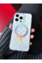 Heart Printed Premium Phone Case with Hologram and Magsafe Compatible with iPhone 15 Pro Max - 3