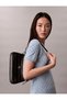 Monogram Logo Emblem Leather Small Shoulder Bag - 5
