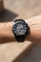 Black Men's Wristwatch |   48mm Black Steel Case, Black Steel Band, Sapphire Glass - 4