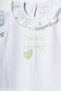 "Hello World" Ruffle Collar Baby Girl Shorts Set - 2