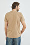 Embossed Printed Crew Neck T-Shirt - 8