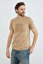 Embossed Printed Crew Neck T-Shirt
