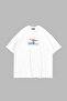 Fortune-Teller Printed Oversize Unisex White Tshirt