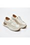 Rubber Laced High Sole Converse Model Daily Women's Comfortable Shoes - 3