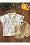 "Tiny Safari" Baby Boy 3-Piece Set - 2