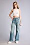 90's Wide Leg High Waist Pipe Leg Jeans H5413Ax26Hs - 2