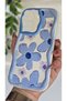 Poco X7 Pro Case Pastel Blue Daisy Pattern Colorful Silicone Cover with Camera Protection - 3