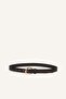 Women's Oval Buckle Faux Leather Casual Belt H5061Axns