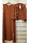 بدلة فستان مع سترة من قماش الكتان الإيطالي - 4