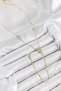 Stylish Brass Zircon Stone Pole Star Model Gold Color Y Necklace Teachers Mothers Valentine's Day He - 2