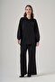 1046 Stone Detailed Front Detail Pants Suit