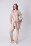 Wide Lace Sleeve Robe and 3-Piece Nursing Pajama Set – Premium Maternity Collection