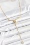 Stylish 316L Steel Chain Gold Color Snake Model Y Necklace Teachers Mothers Valentine's Day Gift