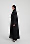 Black Women's Jawhara Abaya Ferace & Shawl - Standard Size & Different Lengths - 2