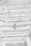 Stylish 316L Steel Chain Silver Color Pole Star Model Zircon Stone Women's Necklace Teachers Mothers Se - 2